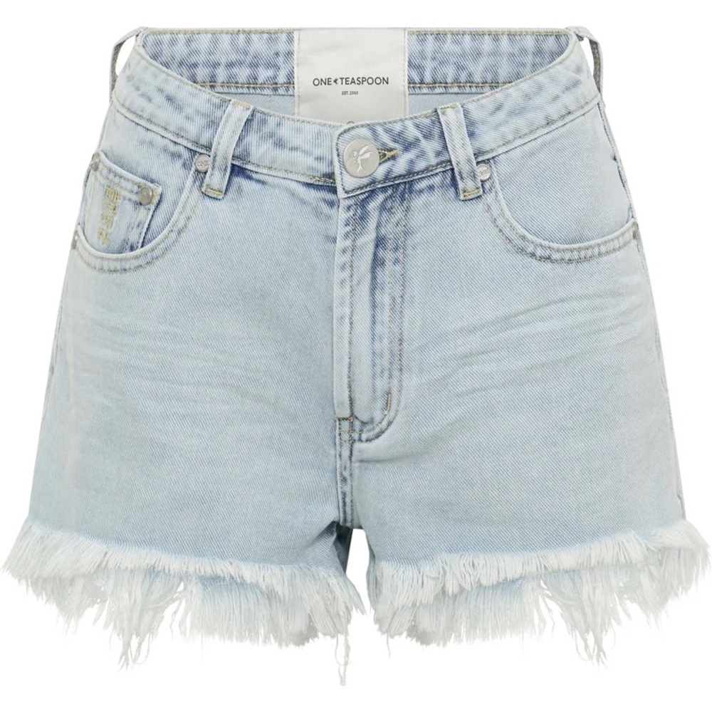 One Teaspoon Bonitas High Waist Denim Shorts Florence